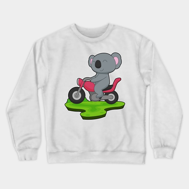 Koala Motorcycle Crewneck Sweatshirt by Markus Schnabel